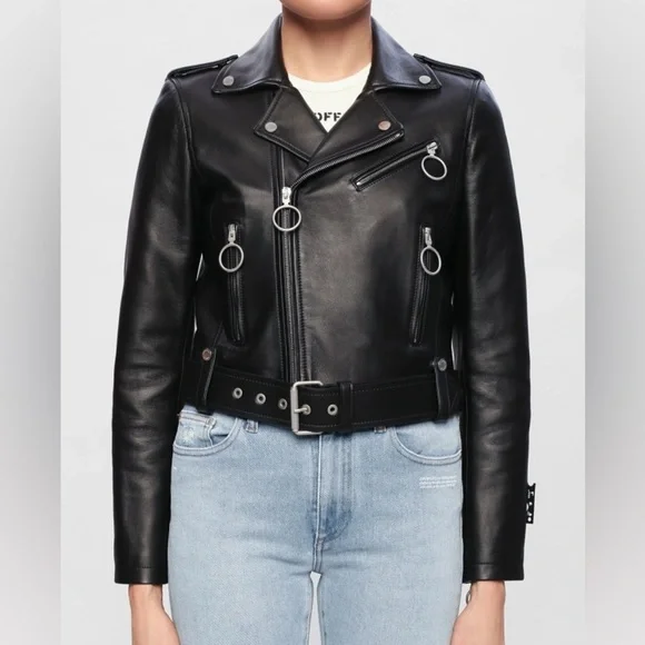 Off-White™️ 💯 leather jacket - Picture 3 of 15